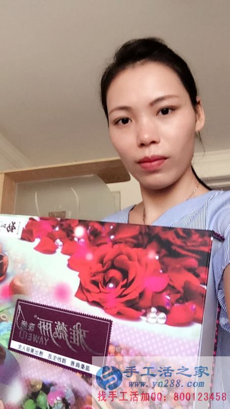 職業(yè)女性兼職好項目，廣西桂林蔣女士工作之余兼職手工活賺錢