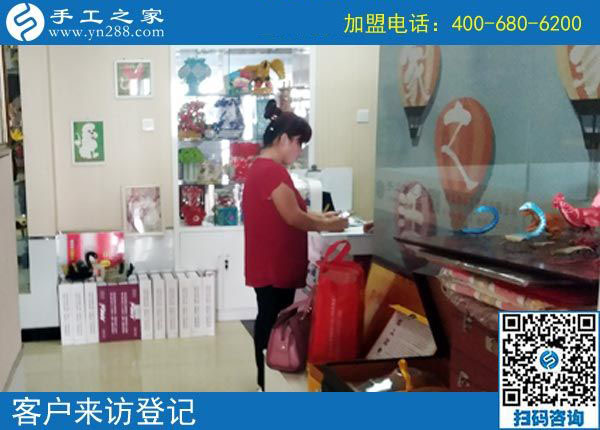 9月13日，哪些人適合做在家賺錢的手工活？手工之家接待考察加工客戶剪影