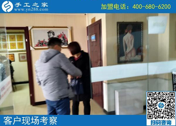 2月12日，要做沒有押金的手工活，找正規(guī)可靠的手工企業(yè)就來這里，手工之家接待考察加工客戶剪影
