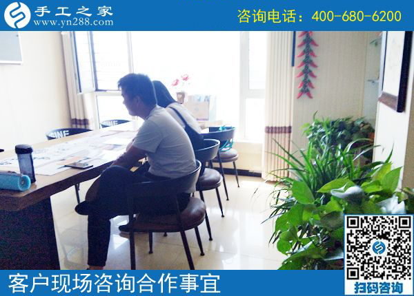 5月26日，正規(guī)的手工活外包就是珠繡串珠手工，手工之家接待考察加工客戶剪影
