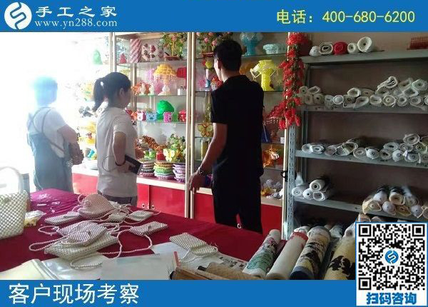 8月30日，把手工活拿回家做，越來越多的人選這里是有原因的，手工之家接待考察加工客戶剪影