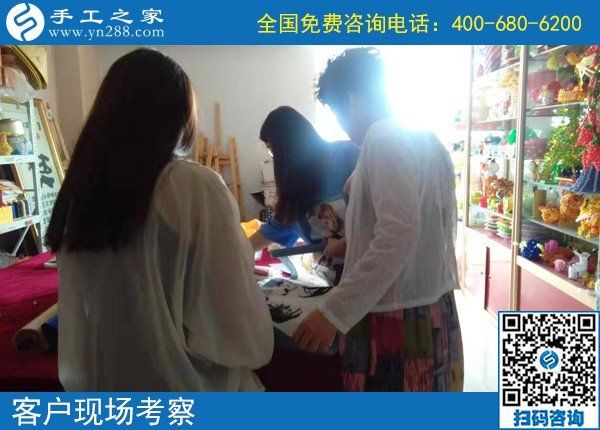 9月1日，把手工活拿回家做，新的一月從這開(kāi)始，手工之家接待考察加工客戶剪影