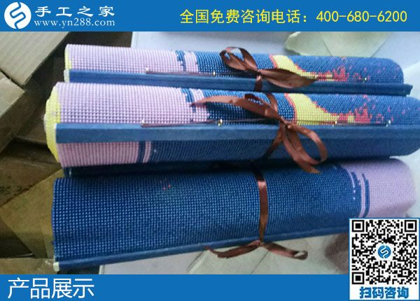 10月7日，選擇勵(lì)志珠珠繡正規(guī)手工活，邯鄲及周邊的人更多，手工之家接待考察加工客戶剪影