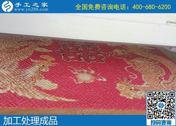 10月21日，簽正規(guī)合作協(xié)議的外發(fā)手工活，就是勵(lì)志珠珠繡，手工之家接待考察加工客戶剪影