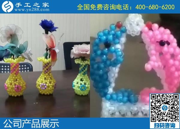 10月27日，做好手工活外發(fā)加工，更要做好珠繡成品銷售，手工之家接待考察加工客戶剪影