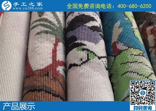 12月8日，找手工活做，手工活外發(fā)，大家都選擇珠繡加工。手工之家接待考察加工客戶剪影