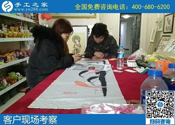 12月12日，拿回家做的手工活，手工活外發(fā)加工就是珠繡外發(fā)手工活，手工之家接待考察加工客戶剪影