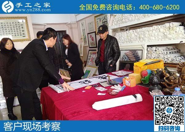 12月13日，農(nóng)村手工活加盟項(xiàng)目，找手工活賺錢，到這里就滿意了。手工之家接待考察加工客戶剪影