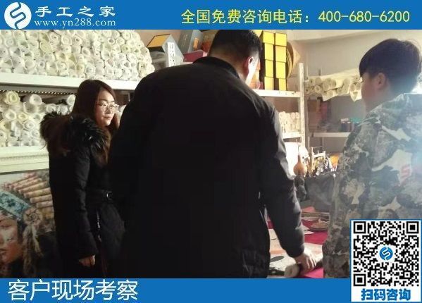 12月28日，在家做手工活掙錢，手工活代理加工項(xiàng)目，就選勵(lì)志珠串珠外發(fā)手工活，手工之家接待考察加工客戶剪影