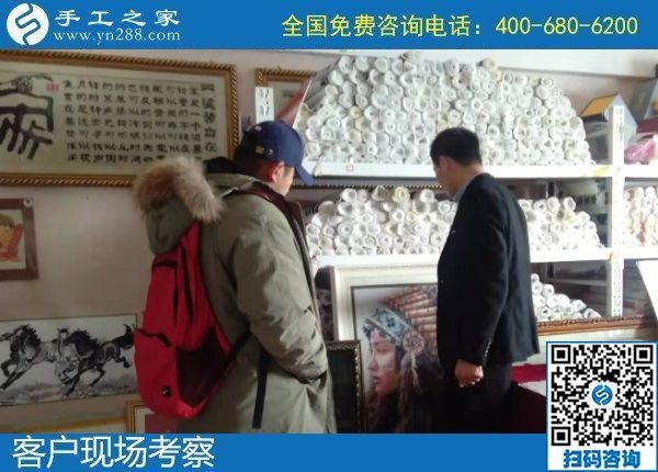 12月28日，在家做手工活掙錢，手工活代理加工項(xiàng)目，就選勵(lì)志珠串珠外發(fā)手工活，手工之家接待考察加工客戶剪影