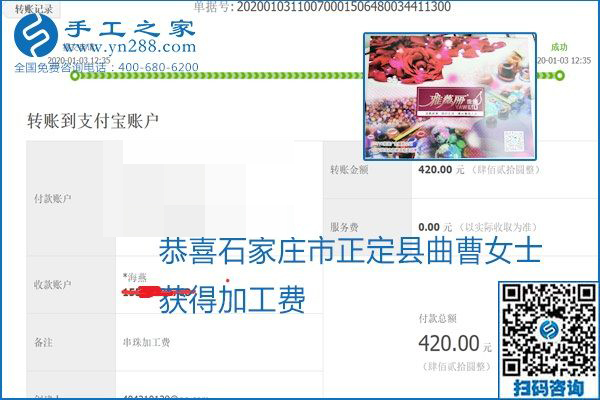 你、我、她，都能做，都能掙錢，這個手工活加盟項目是首選