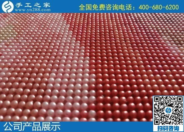 1月11日，手工活外發(fā)回收，能在家做的手工活，就是安全靠譜的勵志珠珠繡，手工之家珠繡成品細節(jié)實拍