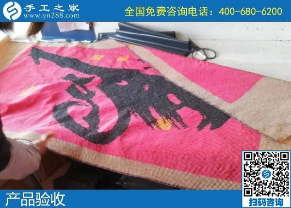 1月19日，手工活加盟項目，農(nóng)村手工活加工項目，就是珠繡手工，手工之家接待考察加工客戶剪影