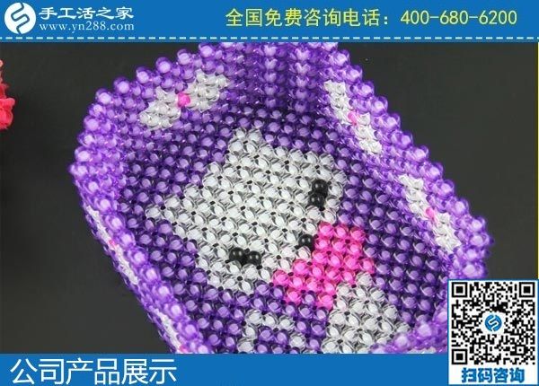 2月7日，純手工活外發(fā)加工，手工活賺錢，就選這個(gè)珠繡外發(fā)手工活，手工之家珠繡立體串珠類成品實(shí)拍