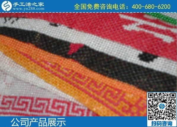 2月15日，純手工活外發(fā)加工項(xiàng)目，能掙錢的手工活就是勵(lì)志珠珠繡外發(fā)項(xiàng)目，手工之家勵(lì)志珠珠繡成品展示