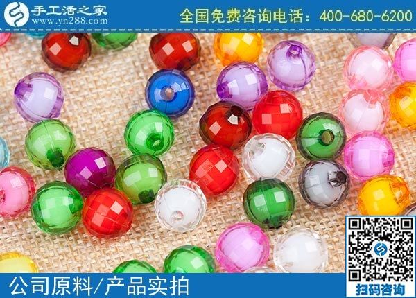 3月27日，純手工活外發(fā)加工，拿回家做的手工活，就選男女都能做的珠繡，手工之家立體串珠繡珠實拍