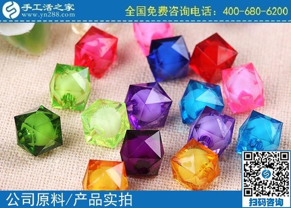 3月27日，純手工活外發(fā)加工，拿回家做的手工活，就選男女都能做的珠繡，手工之家立體串珠繡珠實拍