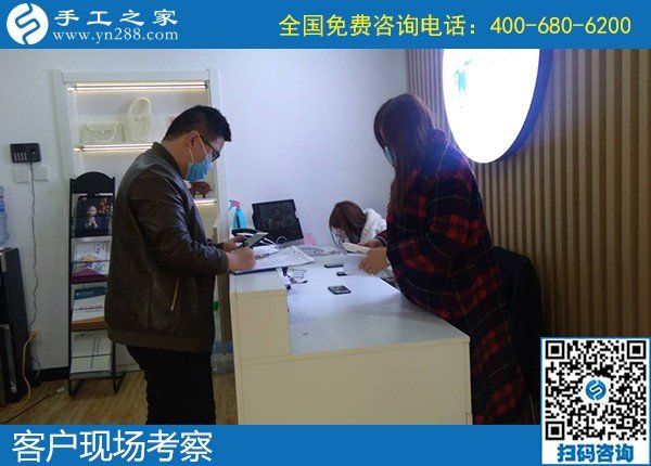 4月8日，真實(shí)可靠的手工活加工、有沒有在家做的手工活，就選這里的勵(lì)志珠珠繡手工活，手工之家接待考察加工客戶剪影