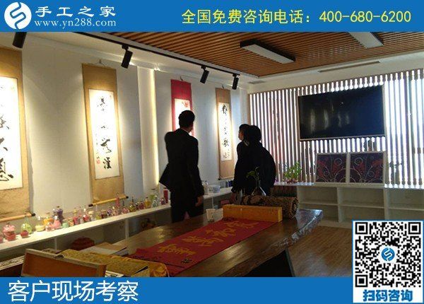 4月17日，純手工活外發(fā)加工，真實(shí)可靠的手工活加工就選簡單好做的勵志珠珠繡，手工之家接待考察合作加工客戶剪影