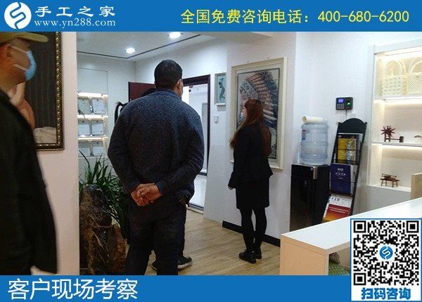 4月22日，組織人做手工活賺錢、代理手工活加工項(xiàng)目，就選勵(lì)志珠創(chuàng)業(yè)好項(xiàng)目，手工之家接待考察合作加工客戶剪影