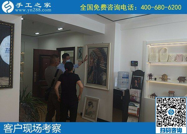 5月2日，正規(guī)加工回收手工活，可以拿回家做的手工活，就選勵(lì)志珠珠繡，手工之家接待考察合作加工客戶