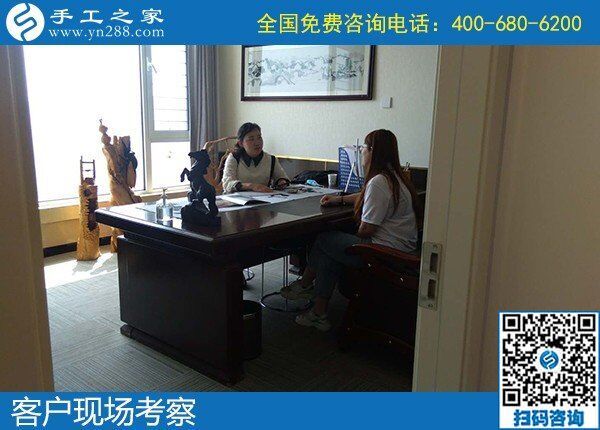 5月2日，正規(guī)加工回收手工活，可以拿回家做的手工活，就選勵(lì)志珠珠繡，手工之家接待考察合作加工客戶
