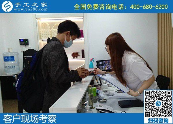 5月6日，代理手工活加工項目，正規(guī)外發(fā)手工活來料加工，選正規(guī)手工活勵志珠珠繡，手工之家接待考察合作加工客戶剪影