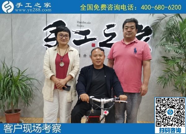 5月9日，正規(guī)手工活代理加工，找手工活就找正規(guī)手工活外發(fā)加工企業(yè)的勵志珠，手工之家接待考察加工客戶剪影