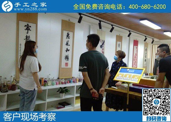 5月16日，可靠的手工活外發(fā)、放心拿回家做的手工活就是勵志珠珠繡，手工之家接待考察合作加工客戶剪影