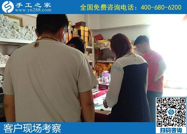 5月16日，可靠的手工活外發(fā)、放心拿回家做的手工活就是勵志珠珠繡，手工之家接待考察合作加工客戶剪影