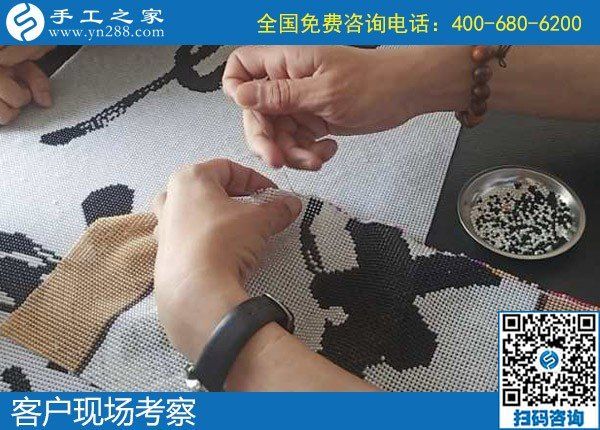 5月23日，拿到家做的手工活，手工活賺錢，就選有歷史、服務(wù)好的老手工企業(yè)，手工之家接待考察加工客戶剪影(圖4)