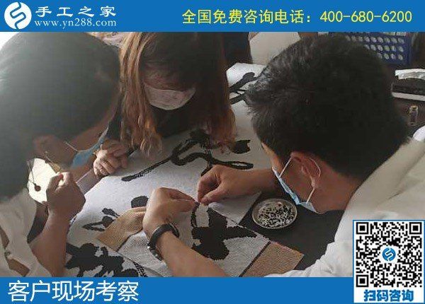 5月23日，拿到家做的手工活，手工活賺錢，就選有歷史、服務(wù)好的老手工企業(yè)，手工之家接待考察加工客戶剪影(圖3)