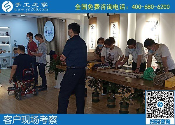 5月24日，長期穩(wěn)定的手工加工回收項目，就是針法簡單，培訓(xùn)成體系的勵志珠珠繡，手工之家接待考察加工客戶剪影