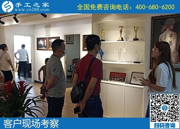 5月24日，長期穩(wěn)定的手工加工回收項目，就是針法簡單，培訓(xùn)成體系的勵志珠珠繡，手工之家接待考察加工客戶剪影