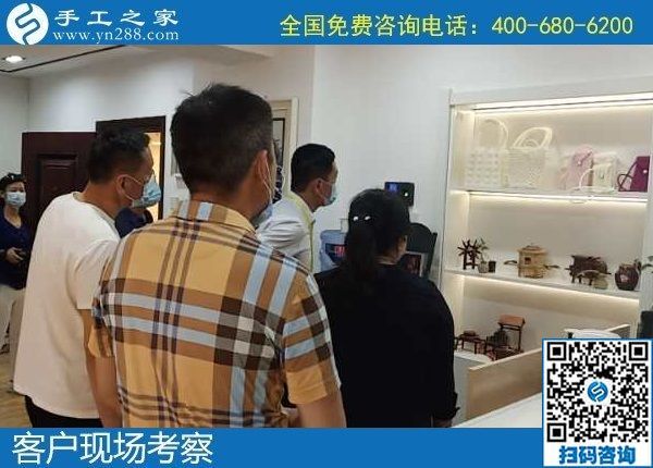 6月3日，富有愛心的手工活外發(fā)加工企業(yè)，對(duì)大家說在家做珠繡是個(gè)好選擇，手工之家接待考察合作客戶剪影