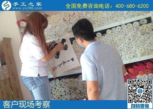 6月27日，在家做外發(fā)手工活的直接收獲，除了掙錢，就是陪伴，手工之家接待考察加工客戶剪影