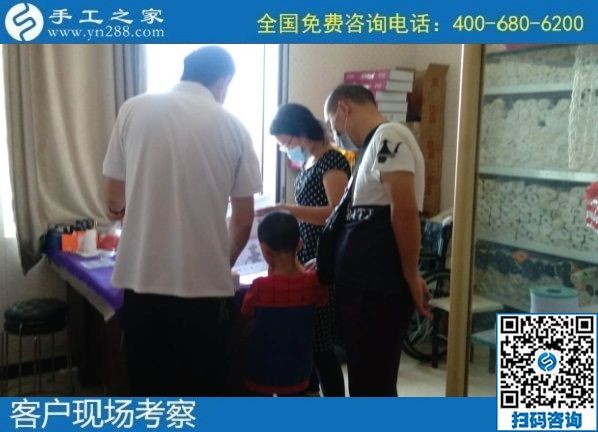 7月6日，郵寄到家的手工活，手工之家的勵(lì)志珠珠繡是能賺錢的手工活，手工之家接待考察合作加工客戶剪影