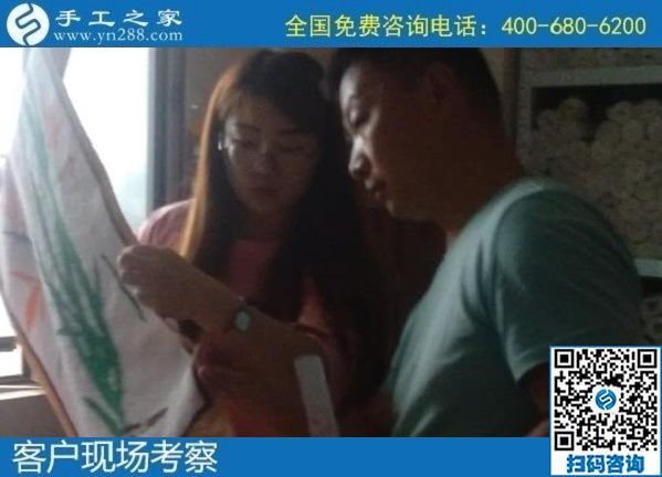 8月5日，什么人群適合做這個拿回家做的手工活？手工之家十多年的發(fā)展里有答案。手工之家接待考察加工客戶剪影