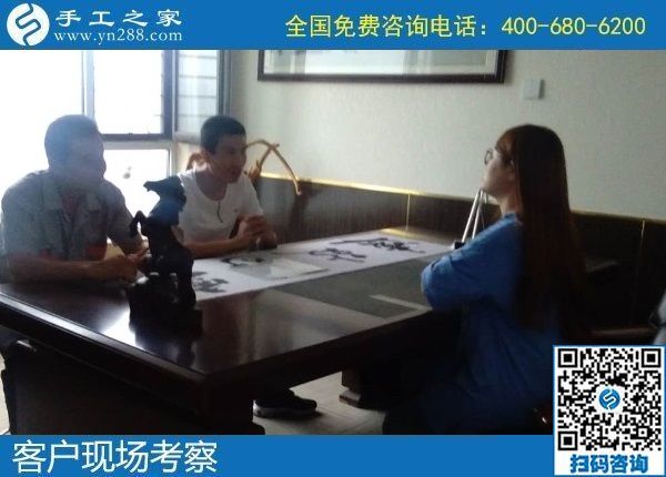 8月19日，手工活外發(fā)加工與珠繡個性化定制之間是這樣的關(guān)系，手工之家接待考察合作加工客戶剪影
