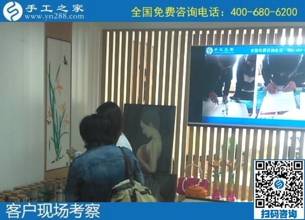 10月16日，可以帶回家做的手工活，手工活外發(fā)回收，這里的珠繡手工活值得選擇，手工之家接待考察加工客戶剪影
