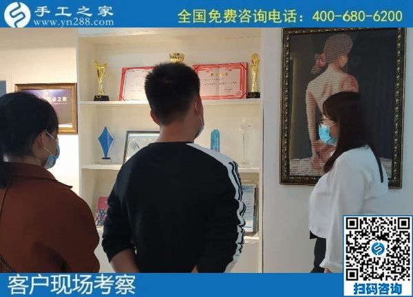 10月30日，代理手工活加工項目，加工費有保證的正規(guī)手工活，就在這里，手工之家接待考察加工客戶剪影