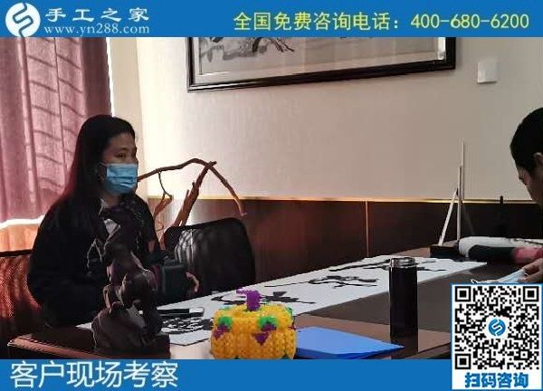 11月2日，手工活外發(fā)回收，這個可以拿回家做的手工活能掙錢嗎？實地看看就知道了，手工之家接待考察加工客戶剪影(圖3)