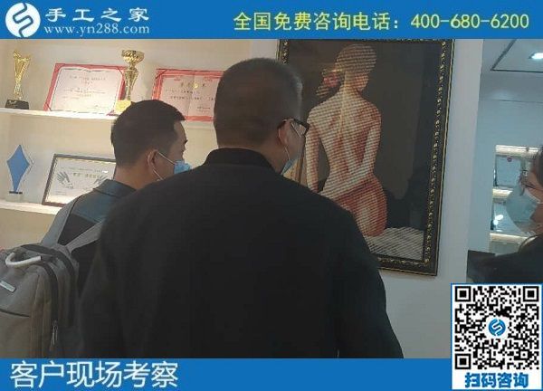 11月5日，純手工活外發(fā)加工項(xiàng)目，手工活賺錢，大家選可以寄到家做的手工活。手工之家接待考察加工合作客戶剪影