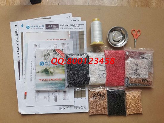 1月10日，選擇了珠繡負責回收的手工活，越來越多人把手工活拿回家做掙錢。勵志珠珠繡材料工具等實拍