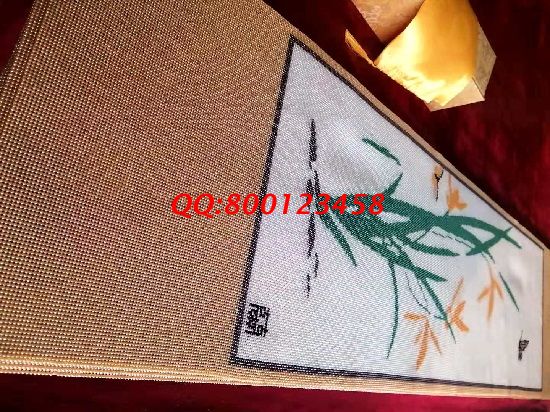 1月21日，拿回家做的手工活，找手工活做，這里手工活代理加工項目很受歡迎，圖為勵志珠珠繡成品細(xì)節(jié)實拍
