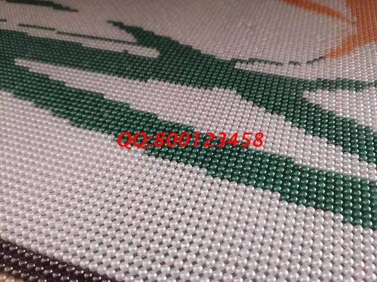 1月23日，正規(guī)供料的手工活，這里的手工活代理加工項目是非遺項目，勵志珠珠繡成品細節(jié)實拍