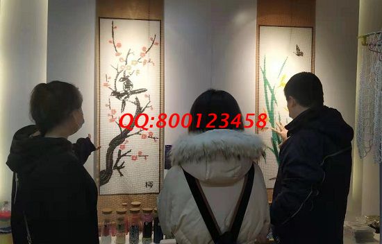 3月14日，可以寄到家做的手工活，正規(guī)手工活加工項目就選非遺項目勵志珠珠繡，手工之家接待考察合作加工客戶剪影