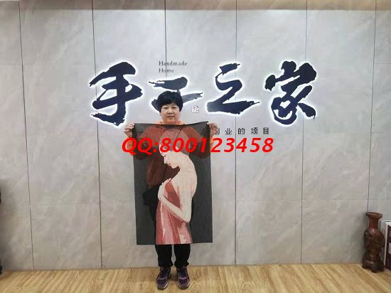 5月11日，手工活拿回家做，想接正規(guī)廠家的手工活，全面了解很重要，手工之家接待考察加工客戶剪影