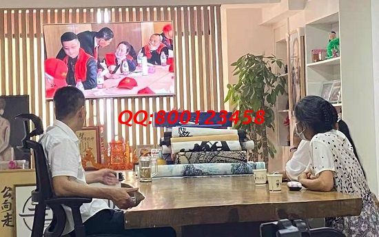 7月16日，正規(guī)供料的手工活，拿回家做的手工活就選勵志珠珠繡，手工之家接待考察加工客戶剪影