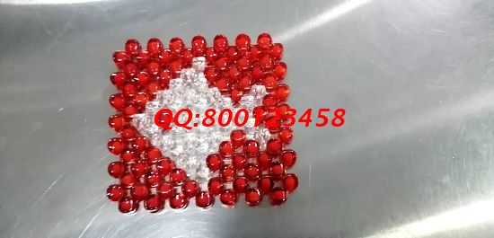 10月16日，正規(guī)外發(fā)加工手工活，可以寄到家做的手工活，簡(jiǎn)單好做是這個(gè)樣子，圖為手工之家勵(lì)志珠珠繡串珠成品實(shí)拍